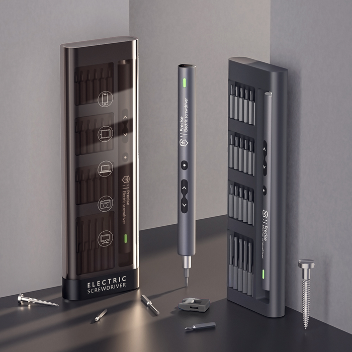 Aussie Renovations™ Electric Precision Screwdriver Set