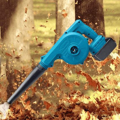 Cordless Electric Leaf Blower & Vacuum (+2 Batteries)