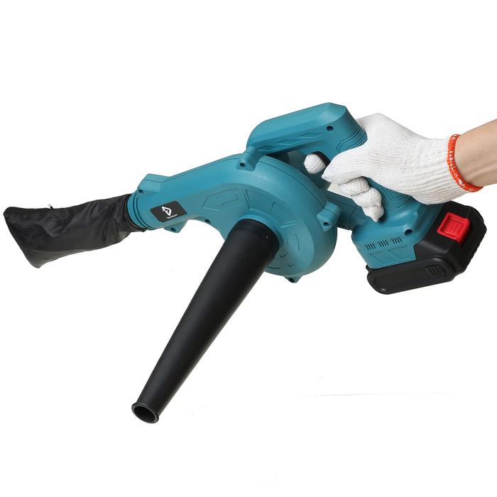 Cordless Electric Leaf Blower & Vacuum (+2 Batteries)