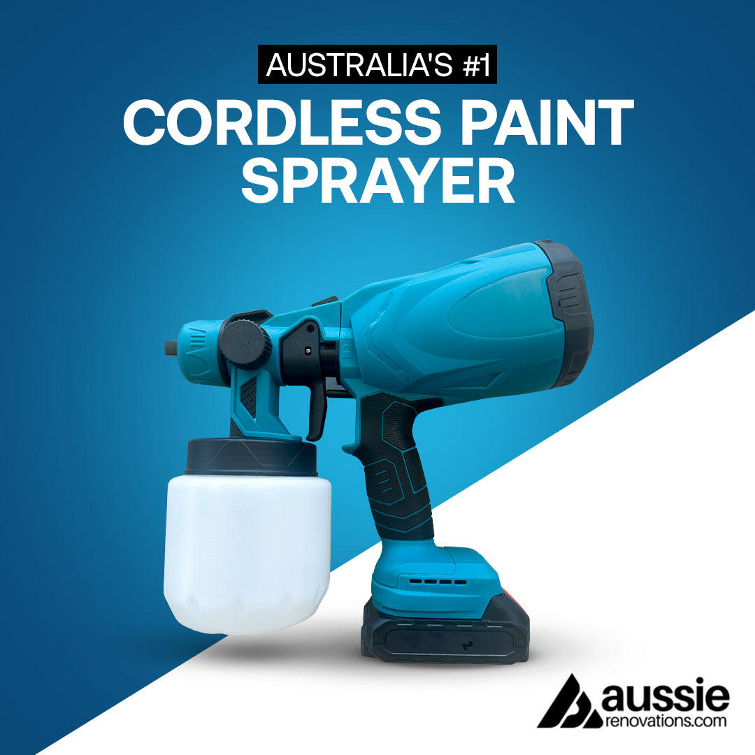 Aussie Renovations™ Cordless Paint Sprayer (X2 Batteries Included)