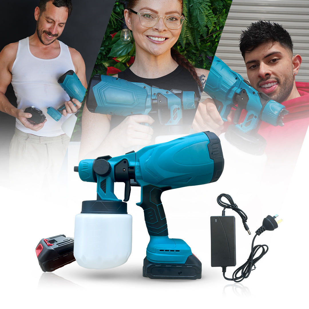 AU Renovations Cordless Paint Sprayer (2 Batteries + Charger)