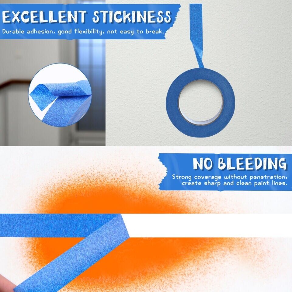 6X Blue Crepe Masking Tape