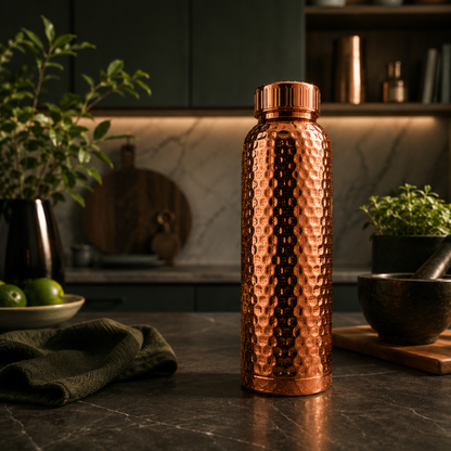 Copperwell™ Hammered Water Bottle